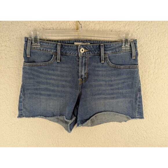 Signature by Levi Strauss & Co. Pants - Signature Levi Strauss And Co Shorts‎ Womens 8 Blue Denim Mid Rise Cuffed Hem